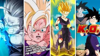 ALL ANIMATIONS! 10TH ANNIVERSARY LR SSJ2 GOHAN! (DBZ: Dokkan Battle)