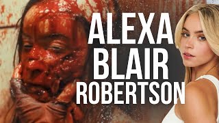 Alexa Blair Robertson Interview - Terrifier 3 Shower Scene Gave Her An Ear Infection!