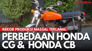 Rekor Produksi Massal Terlama, Ternyata Ini Perbedaan Honda CB dan CG!