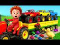 Street Vehicles Song for Kids 🚓🚒 Monster Truck Song 👶 | Kids Songs & Nursery Rhymes for Toddlers