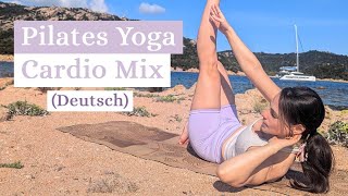 15 Min Pilates Yoga Cardio Mix 🔥 Perfektes Full Body Workout für Flexibilität Definition \u0026 Ausdauer