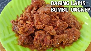 RESEP DAGING LAPIS VERSI BUMBU UNGKEP KHAS JAWA TIMUR