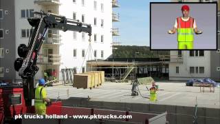 pktrucks HIAB cranes instruction movie - signalling