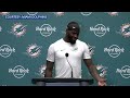 tyler huntley reacts to his poor performance in the dolphins loss to the titans