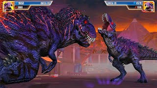 OMEGA 09 VS OMEGA 09 - BOSS BATTLE | JURASSIC WORLD THE GAME