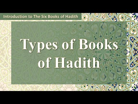 Types Of Books Of Hadith | Introduction To Six Books Of Hadith - YouTube