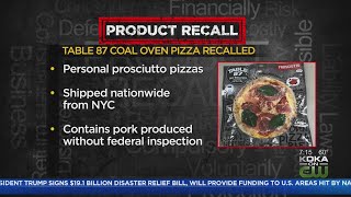 USDA Recalls Nearly 650 Pounds Of Table 87 Frozen Pizza Products