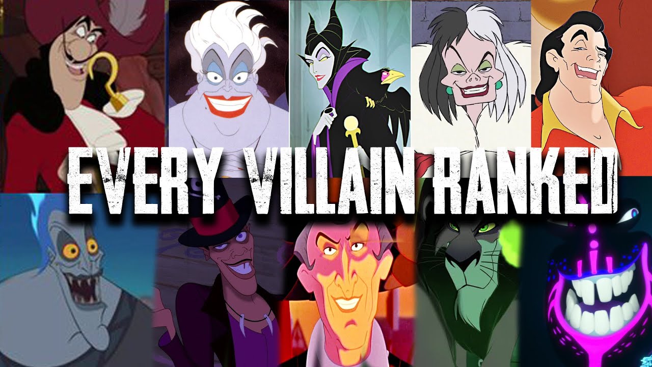 Ranking Every Disney Villain - YouTube