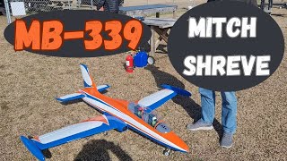 HANGAR 9 MB-339 King Tech K-85 Turbine Mitch Shreve Maiden Flight at Crystal Coast R/C Club Jan 2024