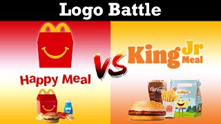 McDonald's Happy Meal VS King Junior Meal - Logo Battle