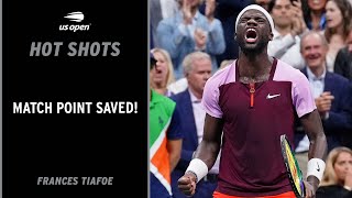 Frances Tiafoe Shows Incredible Heart to Save Match Point | 2022 US Open
