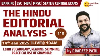 Learn VOCAB, READING, SKIMMING, ERRORS, GRAMMAR USE, 14 th January , 2025  - PRADEEP PATIL