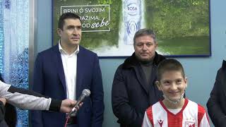 Ministar Novica Tončev i Dragan Stojković Piksi posetili fabriku vode Rosa 20 11 2021