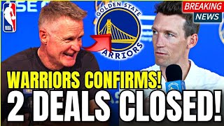WARRIORS SURPRISE! 2 PLAYERS CONFIRMED WITH THE DUBS! CONGRATULATIONS GSW!GOLDEN STATE WARRIORS NEWS
