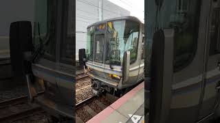 ｛行き先変更！｝ JR神戸線西宮駅[快速京都方面米原(安土行き)]jr223系2000番台発車．#周鉄特急 #鉄道 #電車