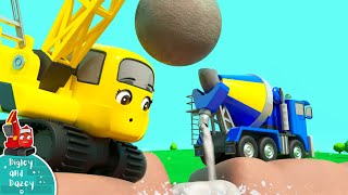 Trench is BLOCKED!!! - Digley and Dazey | Construction Cartoons for Kids