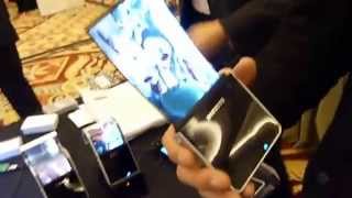Samsung Flexible OLED display Hands-on .
