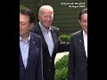 Biden welcomes leaders of Japan, South Korea at David Camp