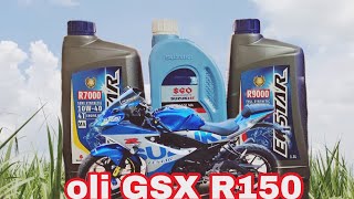 Pilih Oli / Pelumas motor Suzuki GSX series | GSX R150 | Ganti Oli ini aja