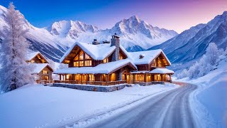 SWISS  , Driving Through Switzerland’s Most Magical Snowy Roads , 4K