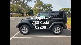 JK Wrangler C2200 Code Abs module replacement Australia Zedmotive
