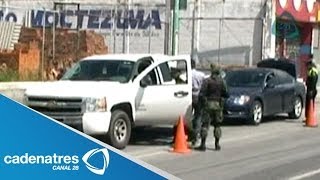 Estado de México intensifica seguridad con límites de Guerrero y Michoacán