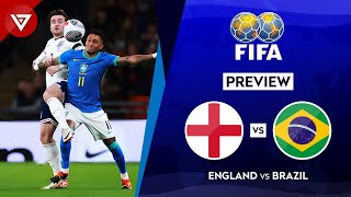 ENGLAND vs BRAZIL - FIFA Matchday International Friendly Match Predictions Preview✅️ Highlights❎️