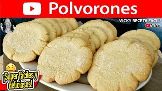 POLVORONES Galletas de Naranja | #VickyRecetaFacil