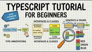 TypeScript Tutorial for Beginners | Type Annotations, Interfaces, Classes, Generics, Enums