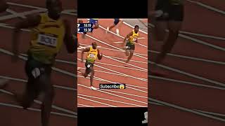 🔥USAIN BOLT VS YOHAN BLAKE #usainbolt #trending #olympics #sports #sports #athlete #race #running 🔥😜