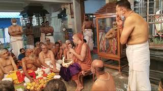 Govindapuram tapovanam HH sri Vijayendra saraswathy swamigal visits tapovanam 17 3 21