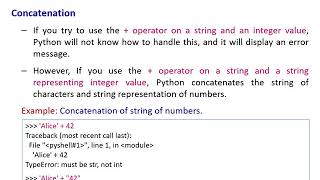 Python Programming: String Operations and Variables [VTU BE CSE 18CS55 ADP] (Module 1- Lecture 2)
