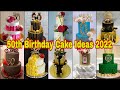 Two Tier 50th Birthday Cake Design 2022/Double Layer Cake/Tier Cake/Birthday Cake/2 Layer Cake