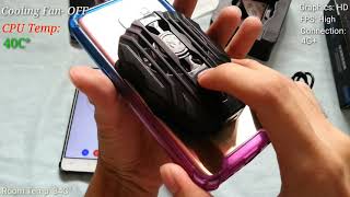 Cooling Fan For Smartphone Unboxing, Review and Test| Memo FL-01