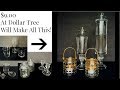 DOLLAR TREE $9 = DIY 2 Apothecary Jars & 2 Lanterns