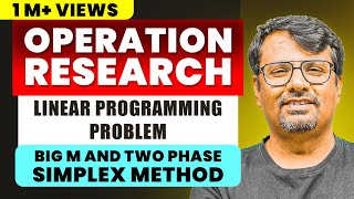 Operation Research | Two Phase Simplex Method | Linear Programming