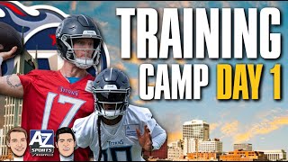 DeAndre Hopkins and Ryan Tannehill hit the ground running in Titans training camp