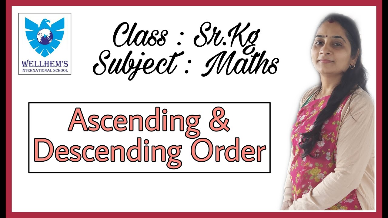 Class Sr Kg Subject Maths Youtube