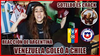 VENEZUELA 3 vs CHILE 0 | REACCION DE ARGENTINA | VENEZUELA LE DIO UNA PALIZA A LOS CHILENITOS