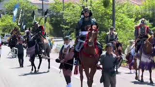 2024.5.25相馬野馬追、永田陣屋に集結する騎馬武者たち