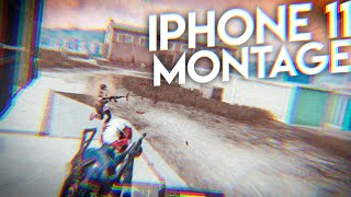 PUBG MOBILE IPHONE 11 Montage 💥 | 4 Finger Claw + Gyroscope