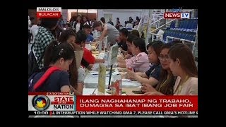 SONA: Ilang naghahanap ng trabaho, dumagsa sa iba't ibang job fair