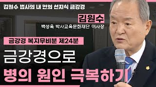 금강경 복지무비분 제24분  - 금강경으로 병의 원인 극복하기! [김원수 법사의 내안의 선지식 금강경 244회]