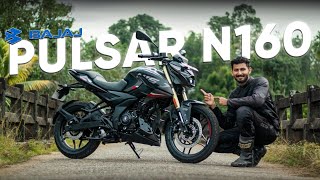 Bajaj Pulsar N160 Dual Channel ABS with USD Fork Model Review | One D Malayalam