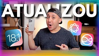 🚨CHEGOU A APPLE INTELLIGENCE: iOS 18.1 e as MELHORES NOVIDADES da nova ATUALIZAÇÃO dos iPhones!