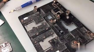 主板爆锡掉点，iPhone XS Max搬板最重要一环，C