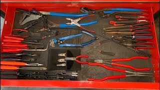 Snap On Plier Tool Haul \u0026 Quick Plier Drawer Tour.