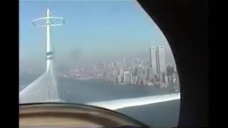 World Trade Center August 2001 NYC Helicopter Tour | New York City | Rare Pre-9/11 Archive Video