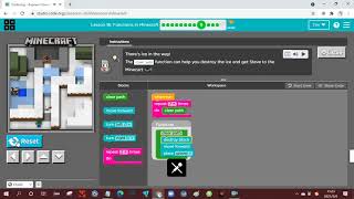 Code.org lesson 16 minecrraft