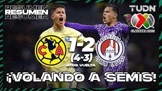 Resumen y goles | América 1-2 Atl San Luis | CL2023 - 4tos | TUDN